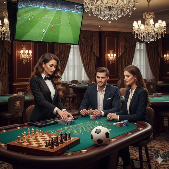 Luxury Las Vegas Casino Floor